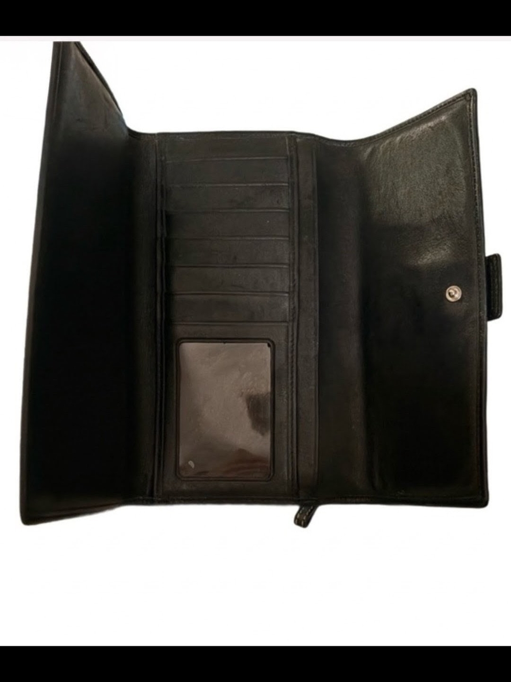 Coach EUC! Vintage Y2K Coach Soho Signature Buckle Trifold Long Wallet - Picture 6 of 9